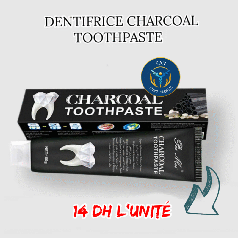 💫DENTIFRICE CHARCOAL .
Net:(100 g)./14dh u.