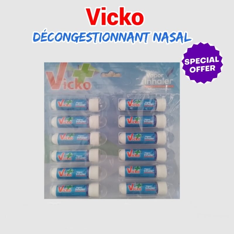 💫VICKO. DÉCONGESTIONNANT NASAL.Pack de 12pcs à 60dh/5 dh l'unité.