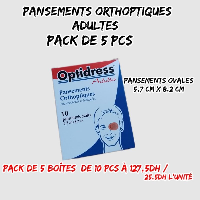 💫Optidress Adultes [pack de 5 boîtes]/(25,5 dh U)