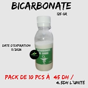 💫BICARBONATE 125 gr pack de 10PCS. /4.5 dh l'unité.
