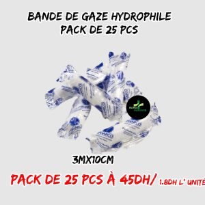 💫 Bande De GAZE.Pharco (3m×10cm) [pack de 25 pcs].