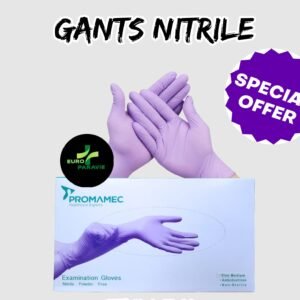 💫Gants Nitrile Couleur Violet [Taille: L ] / Promo.