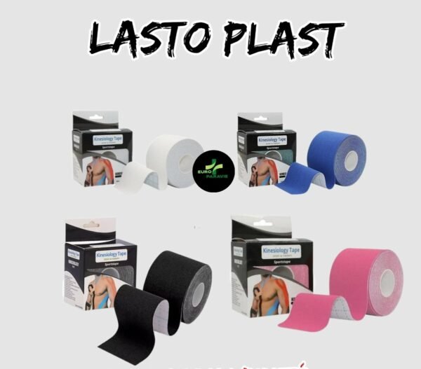 💫BANDE DE KINESIOLOGIE LASTO PLAST (5m/5cm) .
Soutien des blessures sportives. – Image 4