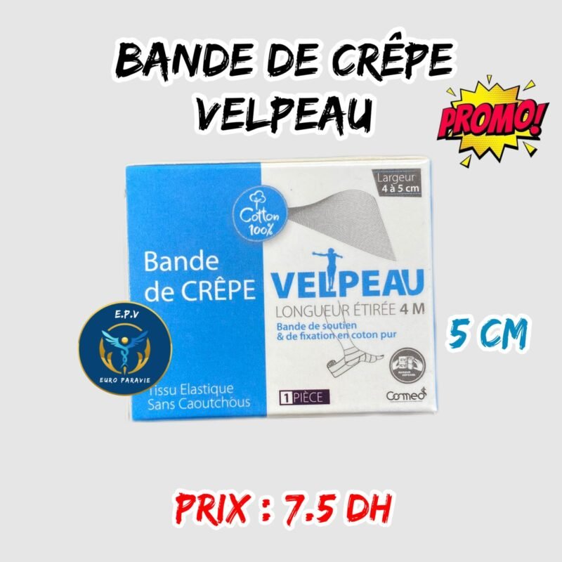 💫BANDE DE CRÊPE VELPEAU. (5cmx4m)