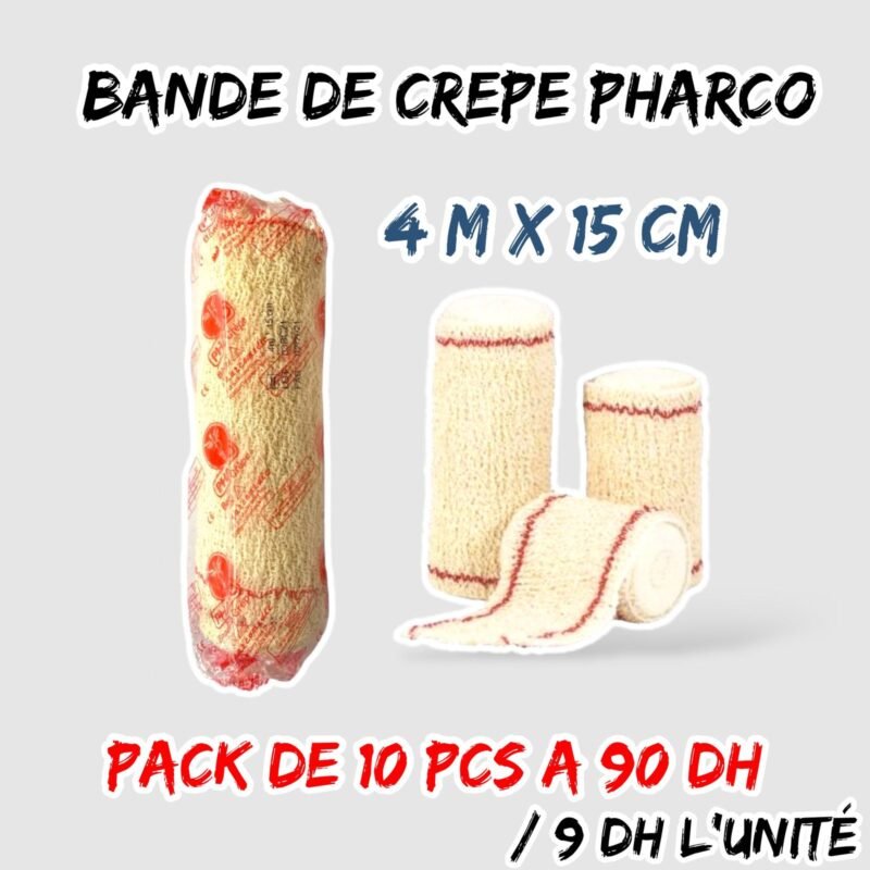 BANDE DE CREPE PHARCO 4M X 15CM