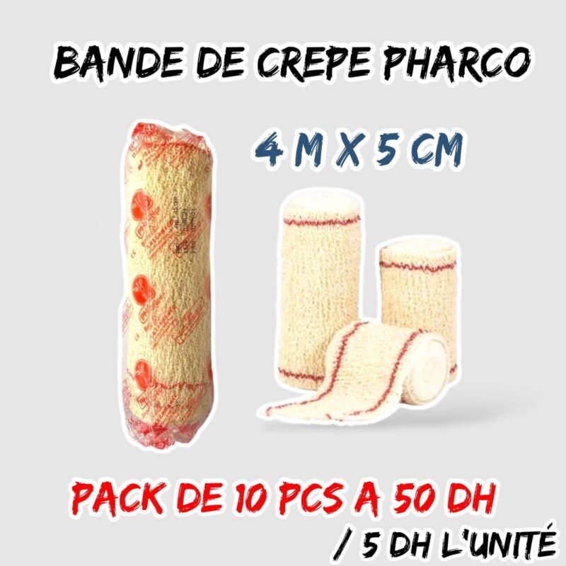 BANDE DE CREPE PHARCO 4M X 5CM