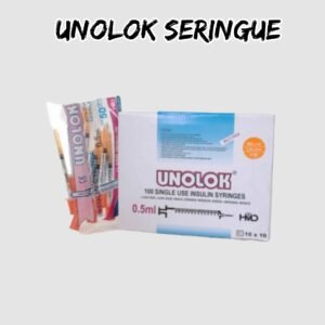 💫SERINGUE UNOLOK 0.5ml.
Boîte de 100 unités.