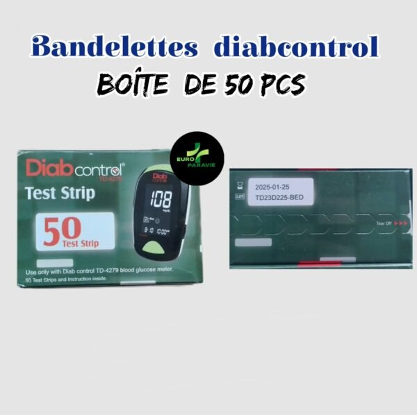💫Bandelettes  Diab Contrôle (50U)