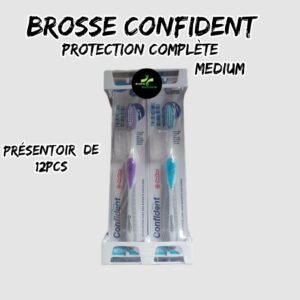 💫 BROSSE CONFIDENT: Protection Complète [médium] (Présentoir de 12 Pcs)/12. 5DH u.