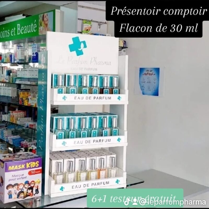 💫Le Parfum Pharma. [présentoir comptoir :Flacon de 30 ml].(18 Références)