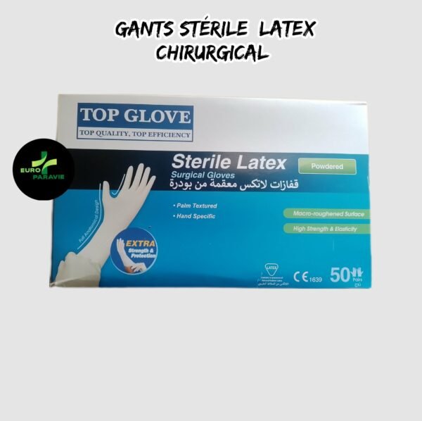 💫Gants Stérile  Chirurgical  Boîte  de 50 pairs
