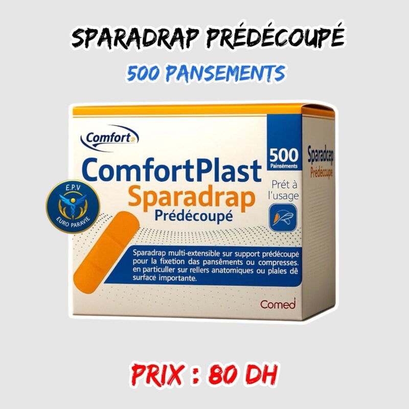 SPARADRAP PRÉDÉCOUPÉ 500U