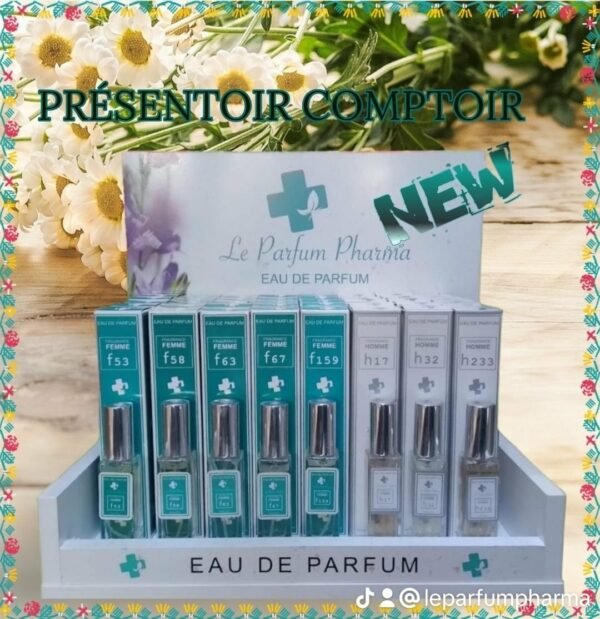 💫PRÉSENTOIR COMPTOIR. FLACON DE 100ml.
85 dh l'unité.
(8 Référence Mixte)/40 Parfums.
+1 Trousse à pharmacie Gratuit.
+ 1 Boîte 25u Test HCG gratuit.
+1 oxymètre sinohero gratuit.
✨Offre du mois décembre✨
   💥l' Offre valable juste sur Rabat, salé et les environs.💥

 
     💫  livraison gratuite 💫 – Image 10
