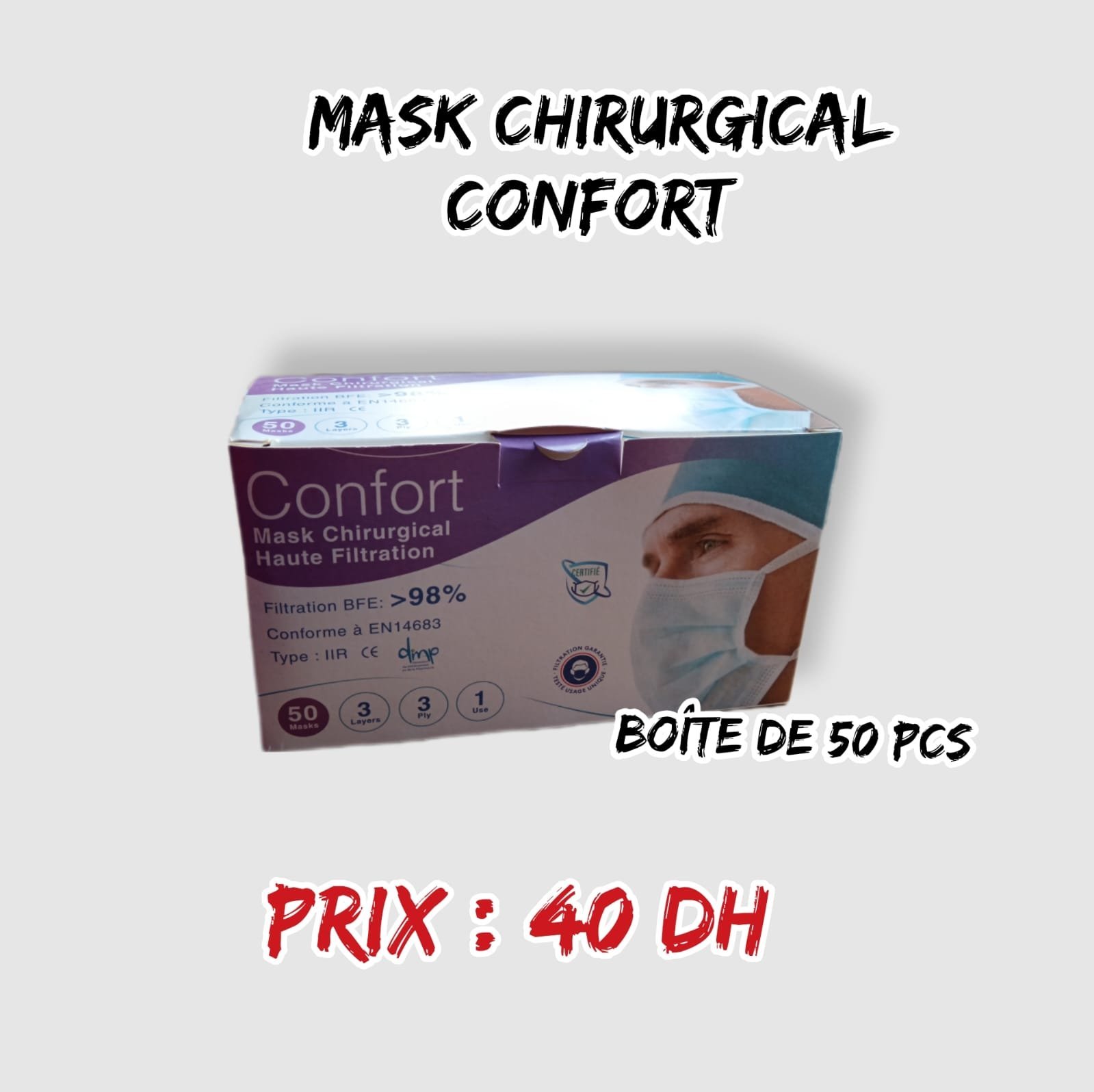 💫MASK MEDICAL CHIRURGICAL. CONFORT.
