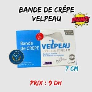 💫BANDE DE CRÊPE.  VELPEAU (7cmx4m).