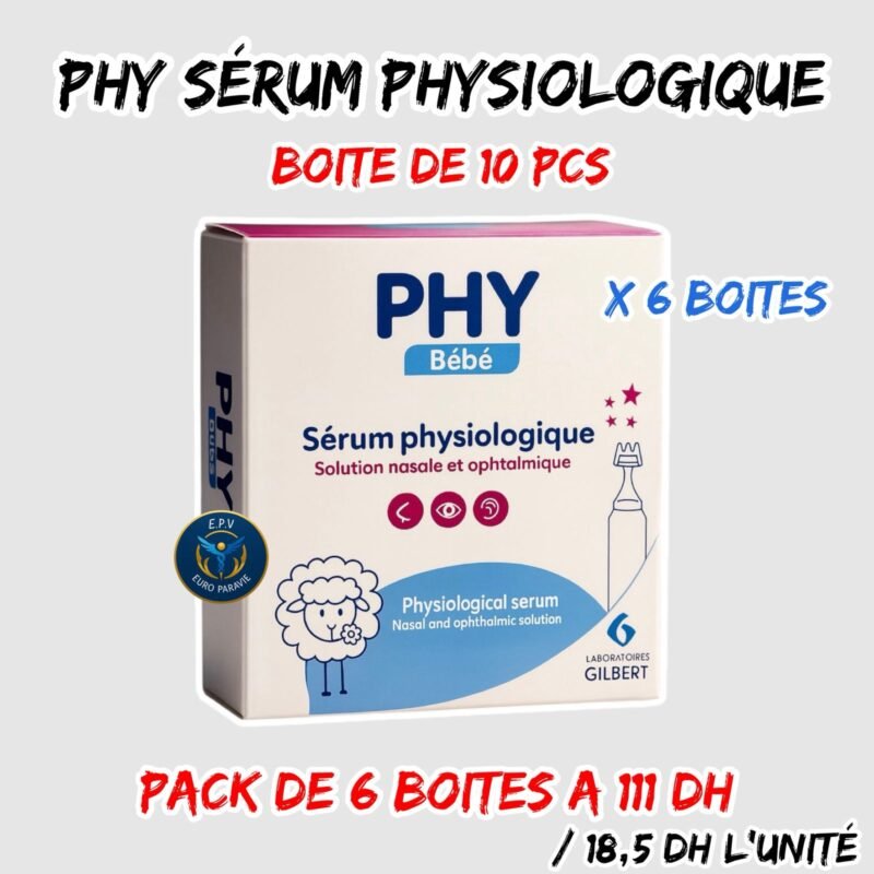 PHY SERUM PHISIOLOGIQUE 10 U