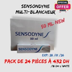 💫SENSODYNE MULTI-BLANCHEUR. Pack de 24 pcs. /18 dh u