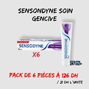 💫SENSONDYNE SOIN GENCIVES. ( Pack de 6 pcs à 126 dh)./21 dh u.