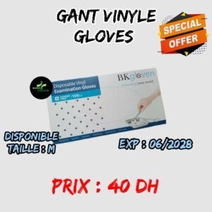 💫GANTS VINYL .(Taille L)/40dh u.