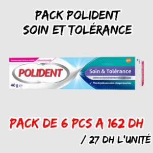 💫PACK POLIDENT. SOIN ET TOLÉRANCE. 27 dh u.