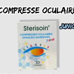 💫COMPRESSE OCULAIRE. Sterisoin. JUNIOR./15 dh l'unité.