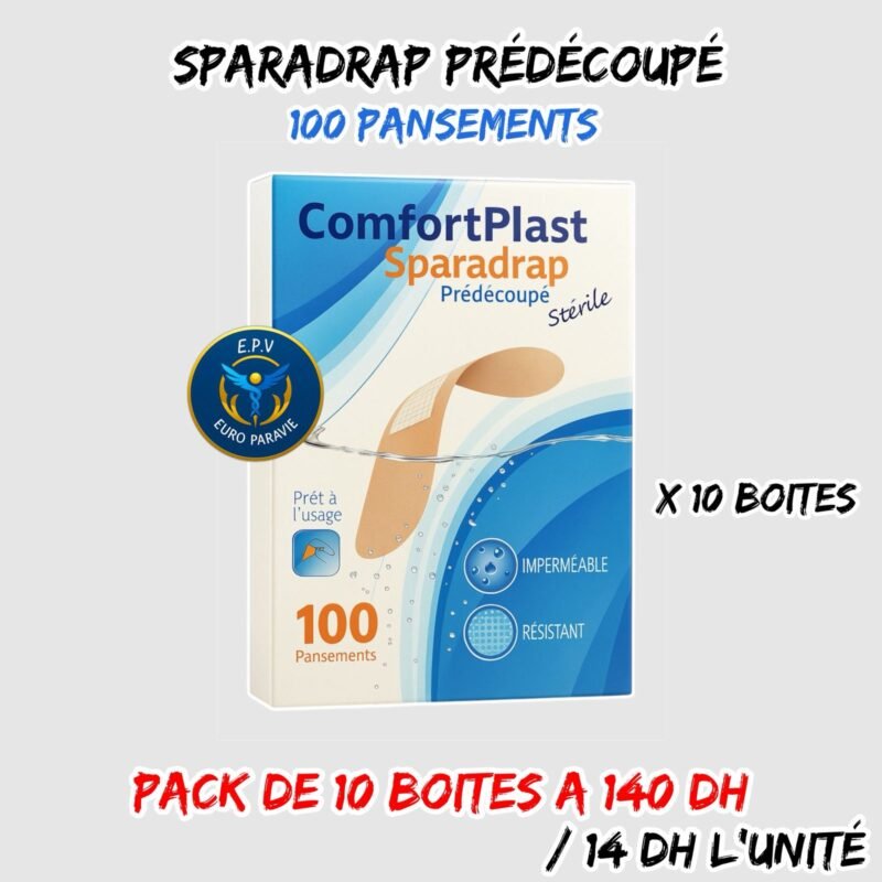 SPARADRAP  PRÉDÉCOUPÉ 100U