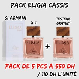 PACK ELIGIA CASSIS ( 5 PCS + TESTEUR GRATUIT ) ./stock limité