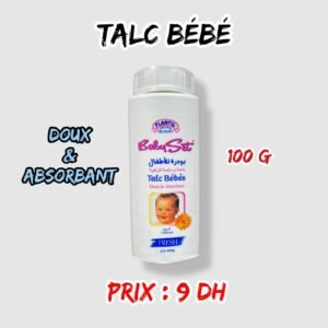 TALC BEBE [100 g.9 dh]