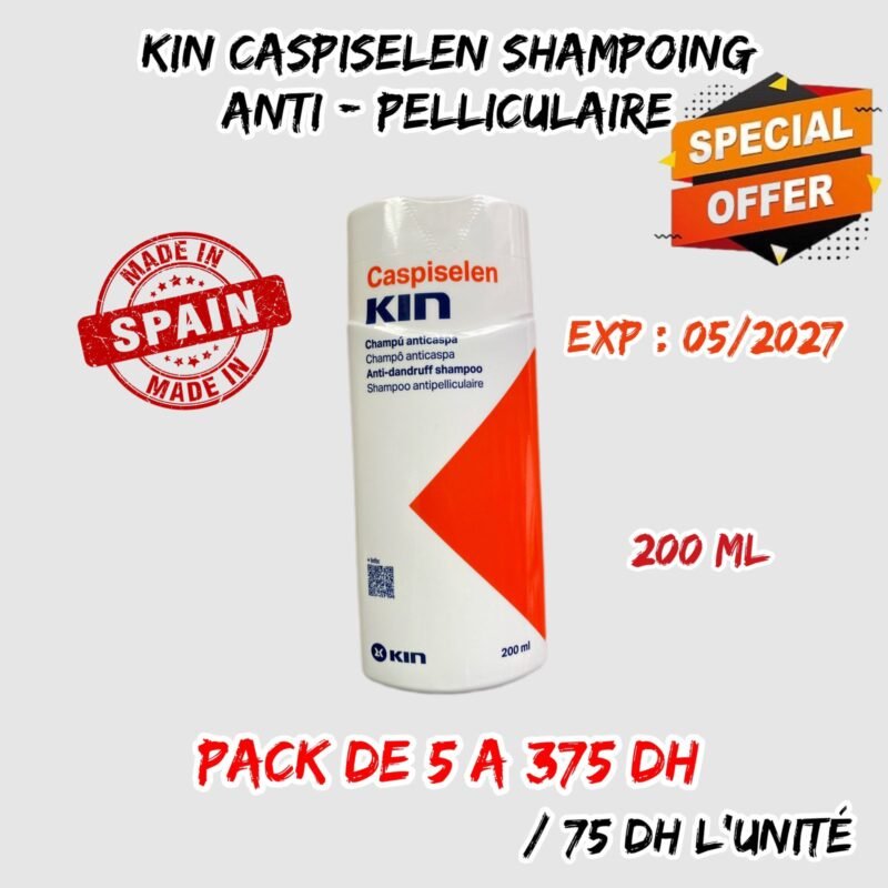 KIN CASPISELEN  SHAMPOING ANTI-PELLICULAIRE 200 ml