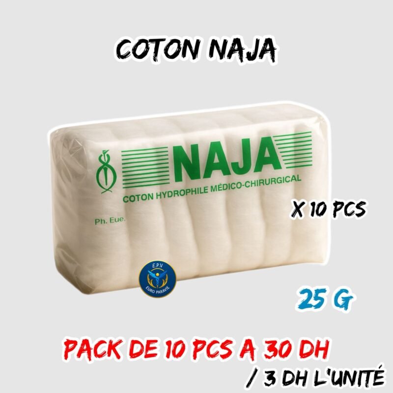 COTON NAJA 25 GR { PACK DE 10 }