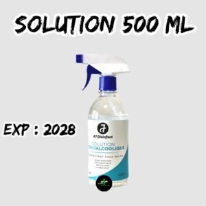 SOLUTION  HYDROALCOOLIQUE  500ml. A7 disinfect.