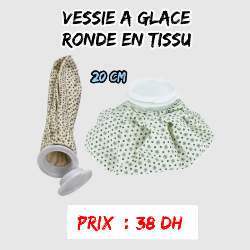 VESSIE A GLACE RONDE EN TISSU