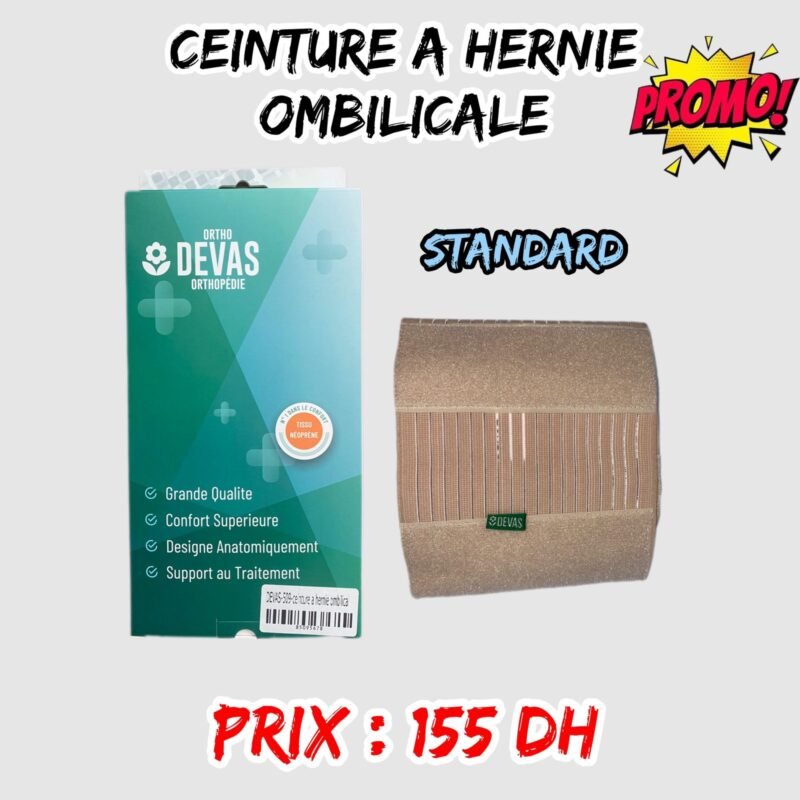 CEINTURE A HERNIE OMBILICALE STANDARD