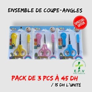 ENSEMBLE DE COUPE-ONGLE DE SECURITE POUR BEBE