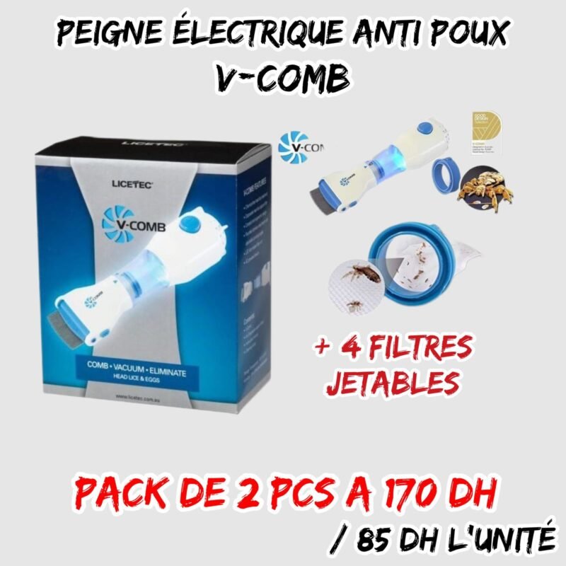 PEIGNE ELECRIQUE PACK DE 2 PCS A 170 dh