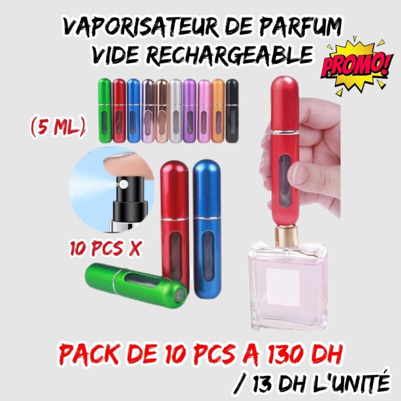 VAPORISATEUR DE PARFUM VIDE RECHARGEABLE 5ML