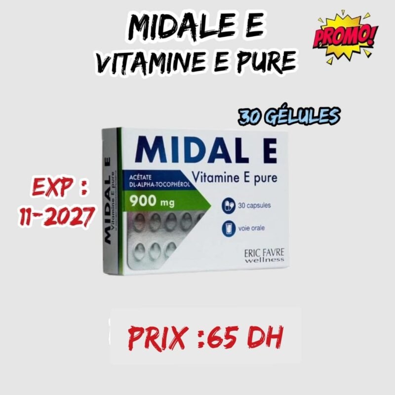 MIDAL E VITAMINE E PURE