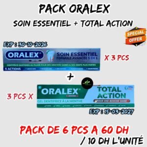 💫PACK DENTIFRICE ORALEX SOIN ESSENTIEL (3 pcs + TOTAL ACTION 3 pcs)