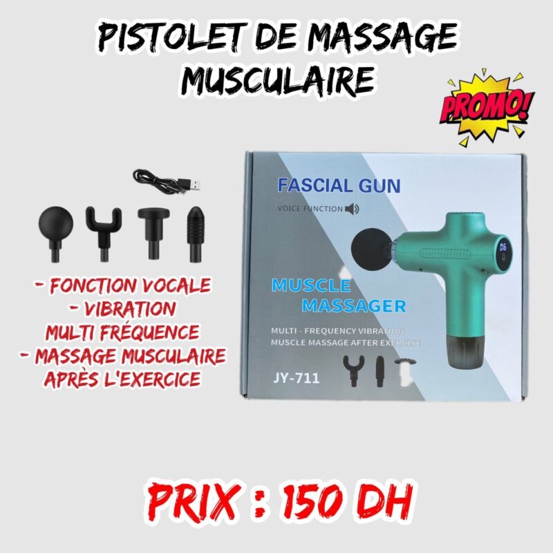 PISTOLET DE MASSAGE MUSCULAIRE