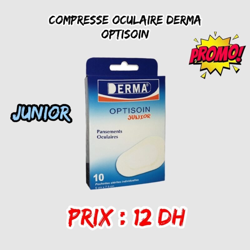 COMPRESSE OCULAIRE DERMA OPTISOIN JUNIOR