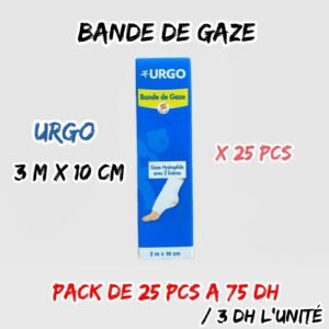 URGO BANDE DE GAZE 3M X 10CM
