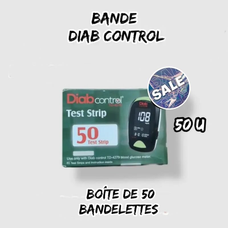 Bandelette DIAB CONTROL (50 U)