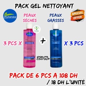 GEL NETTOYANT 250 ML  PACK DE 6 PCS
