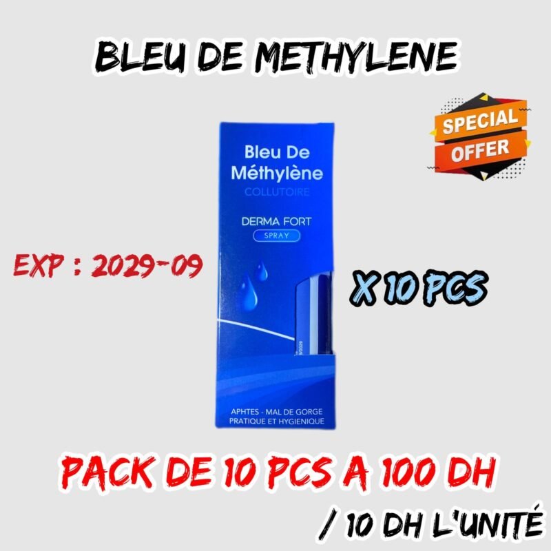 BLEU DE METHYLENE PACK DE 10 PCS