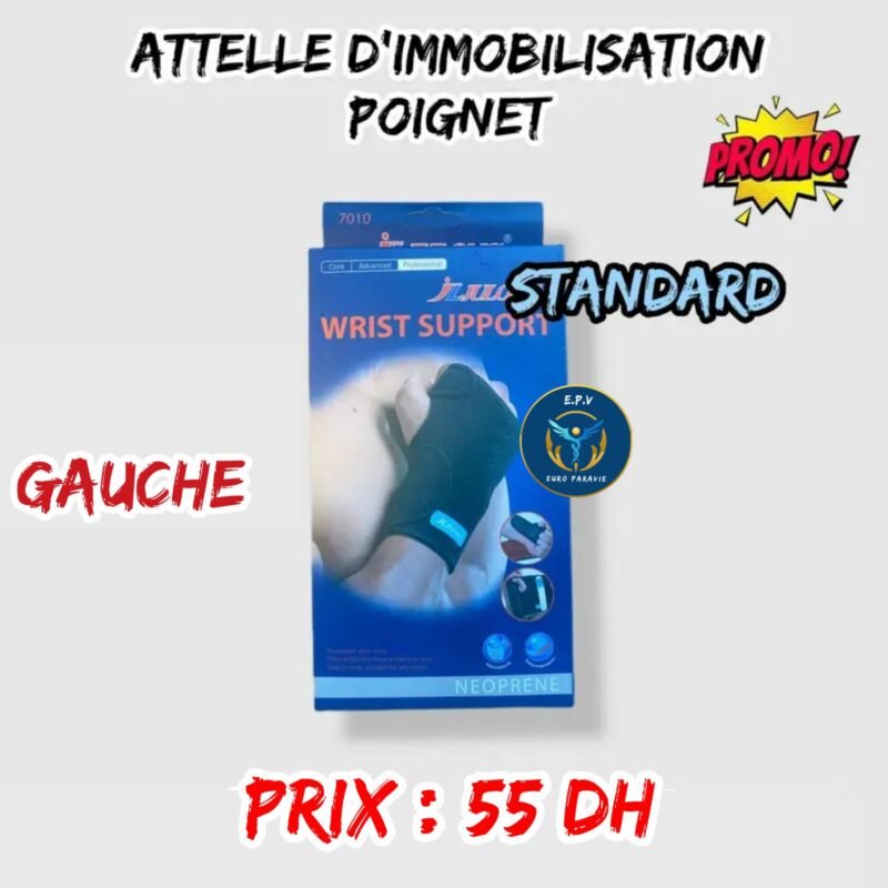 ATTELLE D’IMMOBILISATION POIGNET GAUCHE 7010