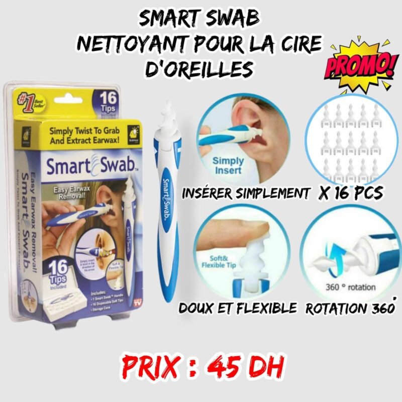 SMART SWAB NETTOYANT POUR LA CIRE D'OREILLES