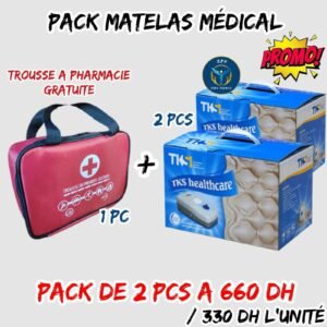 PACK 2 MATELA MEDICAL. + 1 TROUSSE A PHARMACIE GRATUITE.