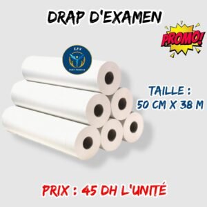 💫DRAP D'EXAMEN (Taille 50cmx38m)./45dh u.