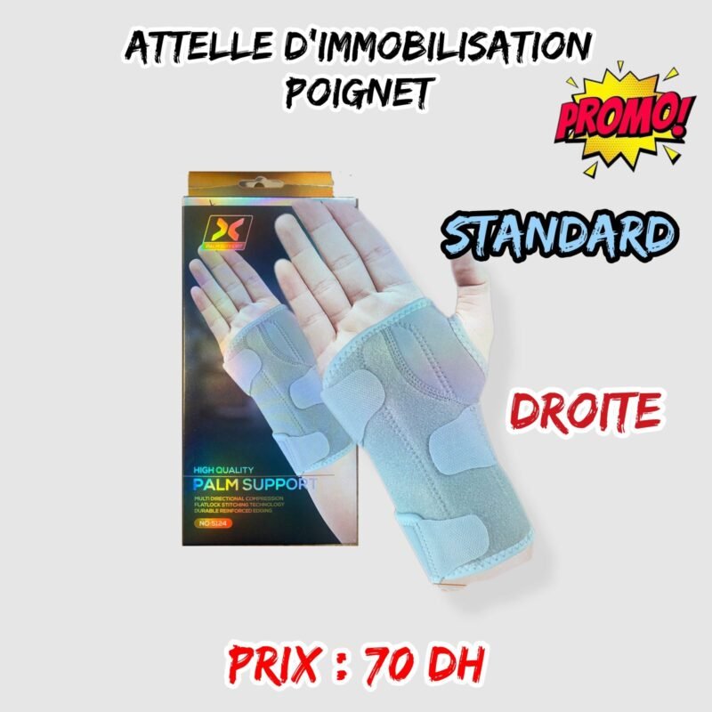 ATTELLE D'IMMOBILISATION POIGNET DROITE STANDARD 5124