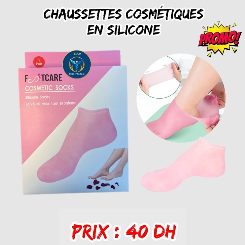 CHAUSSETTES COSMETIQUES EN SILICONE